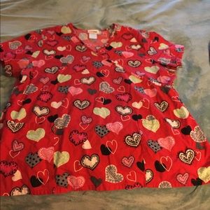 Scrub top XL